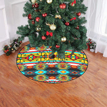 Load image into Gallery viewer, Force of Nature Twister Christmas Tree Skirt 47&quot; x 47&quot; Christmas Tree Skirt e-joyer 
