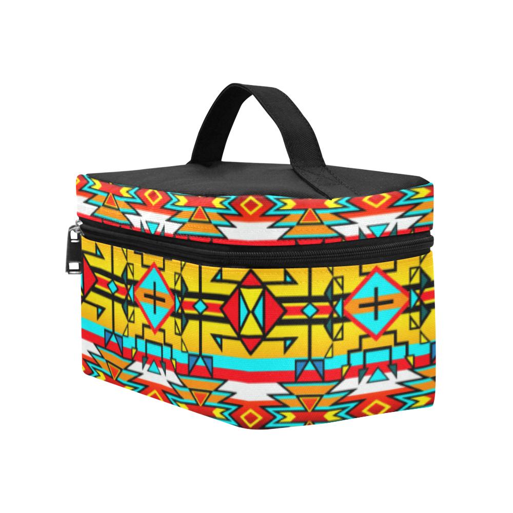 Force of Nature Twister Cosmetic Bag/Large (Model 1658) Cosmetic Bag e-joyer 