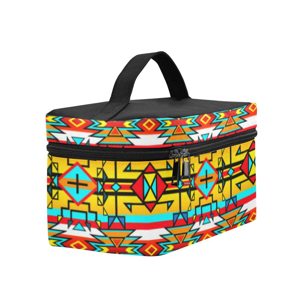 Force of Nature Twister Cosmetic Bag/Large (Model 1658) Cosmetic Bag e-joyer 