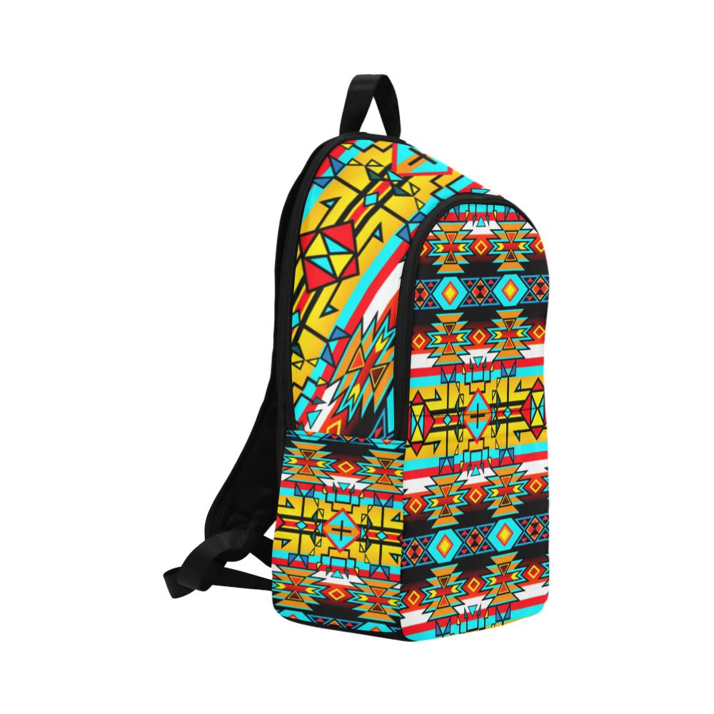 Force of Nature Twister Fabric Backpack for Adult (Model 1659) Casual Backpack for Adult (1659) e-joyer 