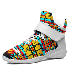 Load image into Gallery viewer, Force of Nature Twister Ipottaa Basketball / Sport High Top Shoes 49 Dzine US Women 4.5 / US Youth 3.5 / EUR 35 White Sole with White Strap 
