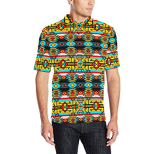 Load image into Gallery viewer, Force of Nature Twister Men&#39;s All Over Print Polo Shirt (Model T55) Men&#39;s Polo Shirt (Model T55) e-joyer 
