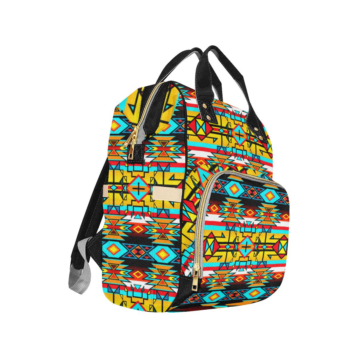 Force of Nature Twister Multi-Function Diaper Backpack (Model 1688) Diaper Backpack (1688) e-joyer 