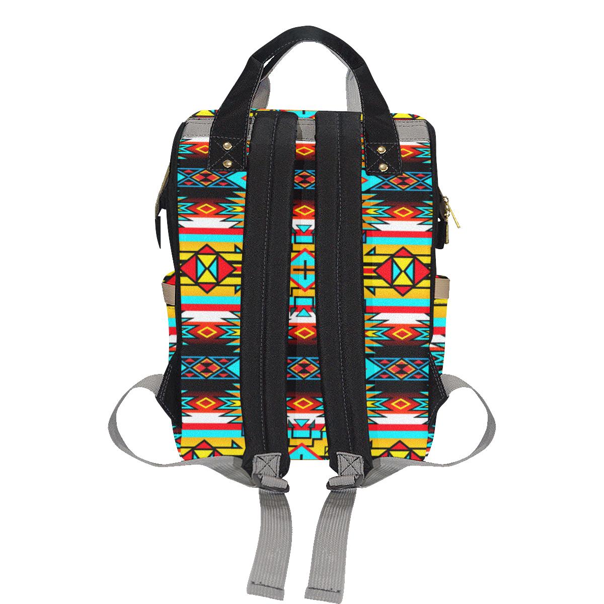 Force of Nature Twister Multi-Function Diaper Backpack (Model 1688) Diaper Backpack (1688) e-joyer 