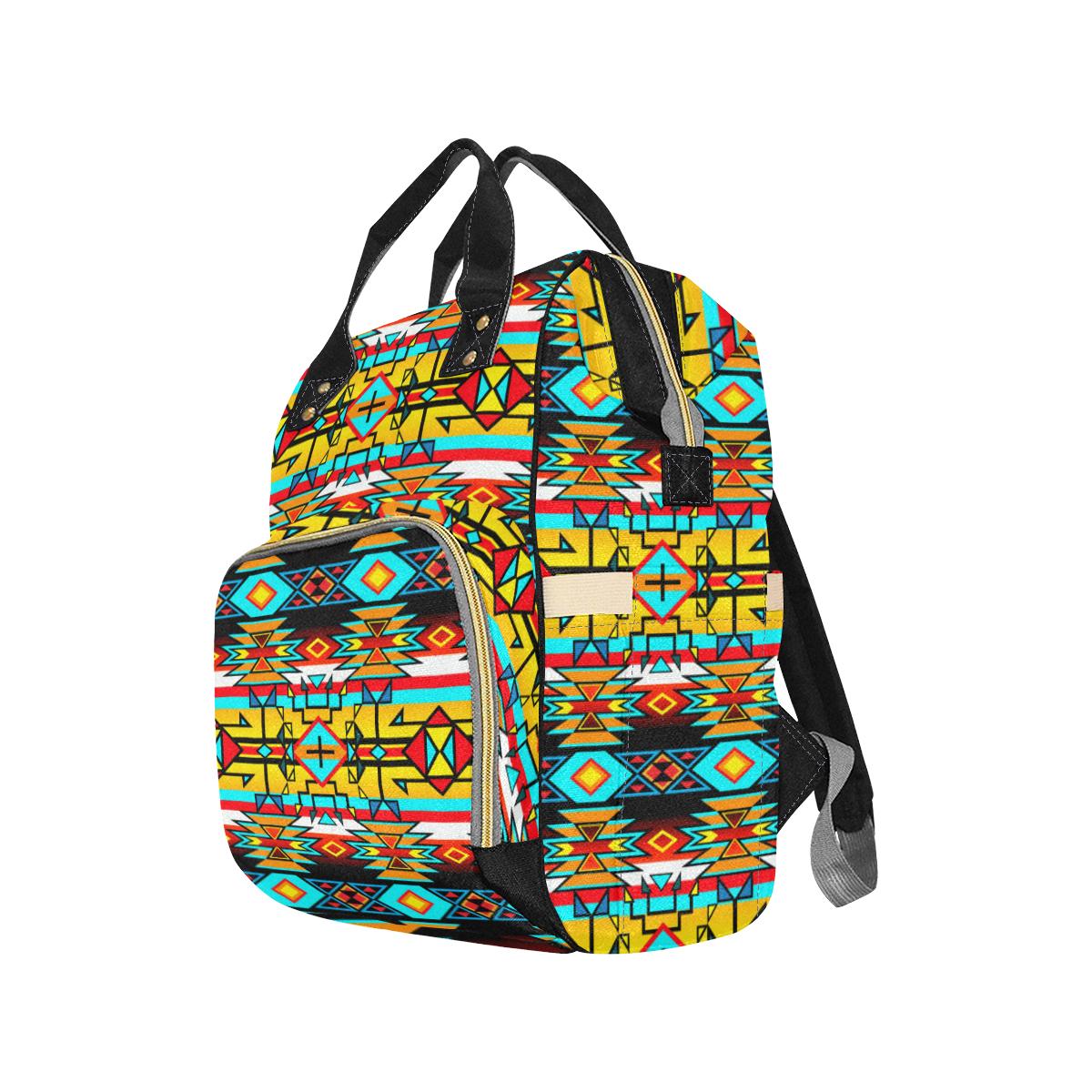 Force of Nature Twister Multi-Function Diaper Backpack (Model 1688) Diaper Backpack (1688) e-joyer 