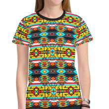 Load image into Gallery viewer, Force of Nature Twister New All Over Print T-shirt for Women (Model T45) New All Over Print T-shirt for Women (T45) e-joyer 
