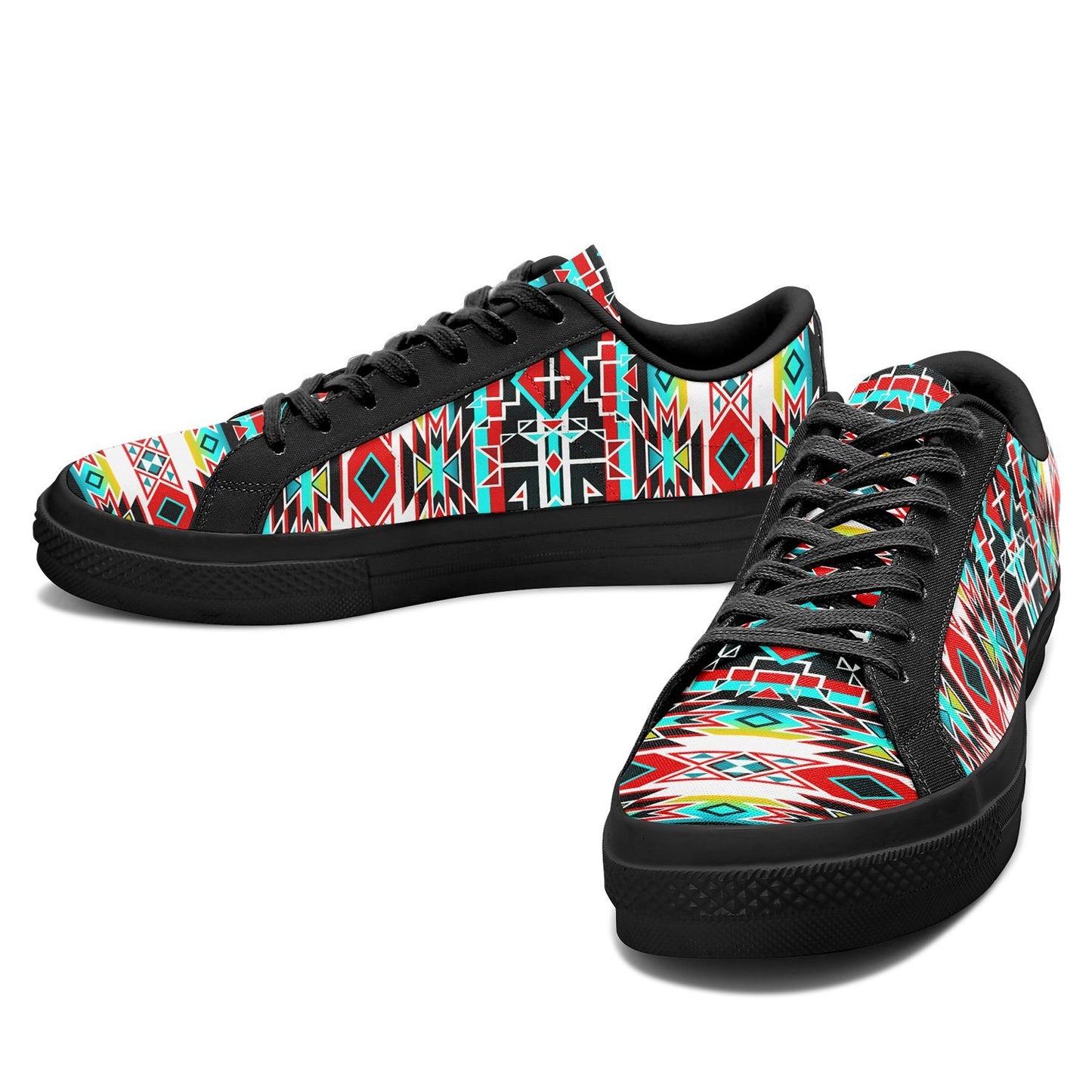 Force of Nature Windstorm Aapisi Low Top Canvas Shoes Black Sole 49 Dzine 