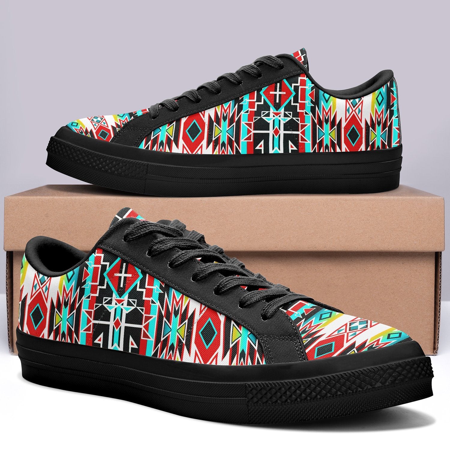 Force of Nature Windstorm Aapisi Low Top Canvas Shoes Black Sole 49 Dzine 
