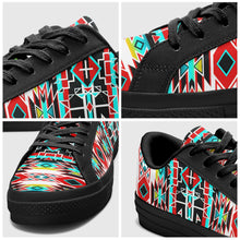 Load image into Gallery viewer, Force of Nature Windstorm Aapisi Low Top Canvas Shoes Black Sole 49 Dzine 
