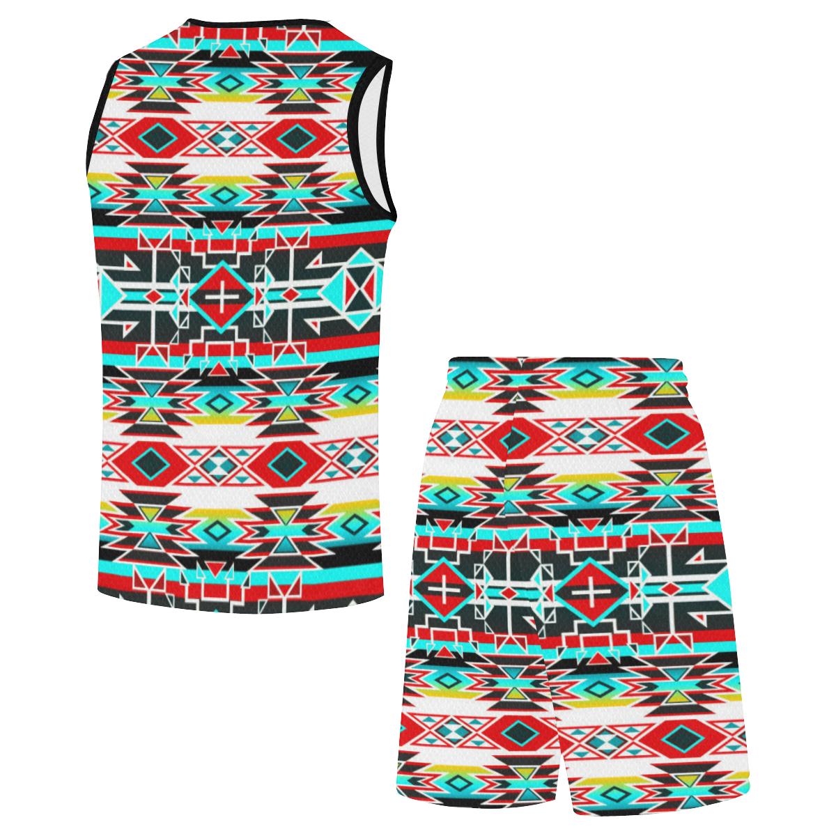 Force of Nature Windstorm All Over Print Basketball Uniform Basketball Uniform e-joyer 