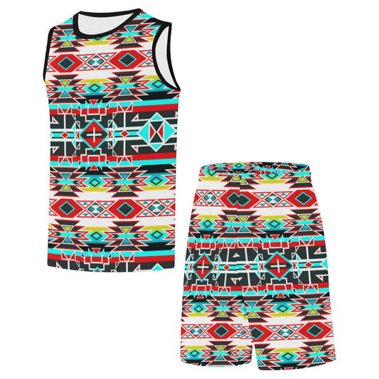 Force of Nature Windstorm All Over Print Basketball Uniform Basketball Uniform e-joyer 