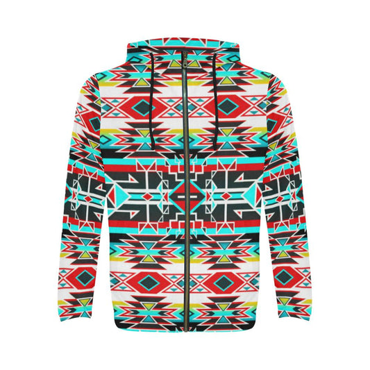 Force of Nature Windstorm All Over Print Full Zip Hoodie for Men (Model H14) All Over Print Full Zip Hoodie for Men (H14) e-joyer 