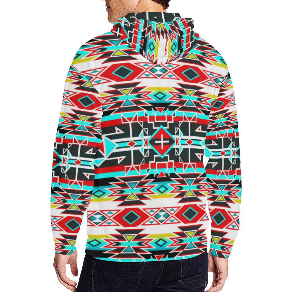 Force of Nature Windstorm All Over Print Full Zip Hoodie for Men (Model H14) All Over Print Full Zip Hoodie for Men (H14) e-joyer 