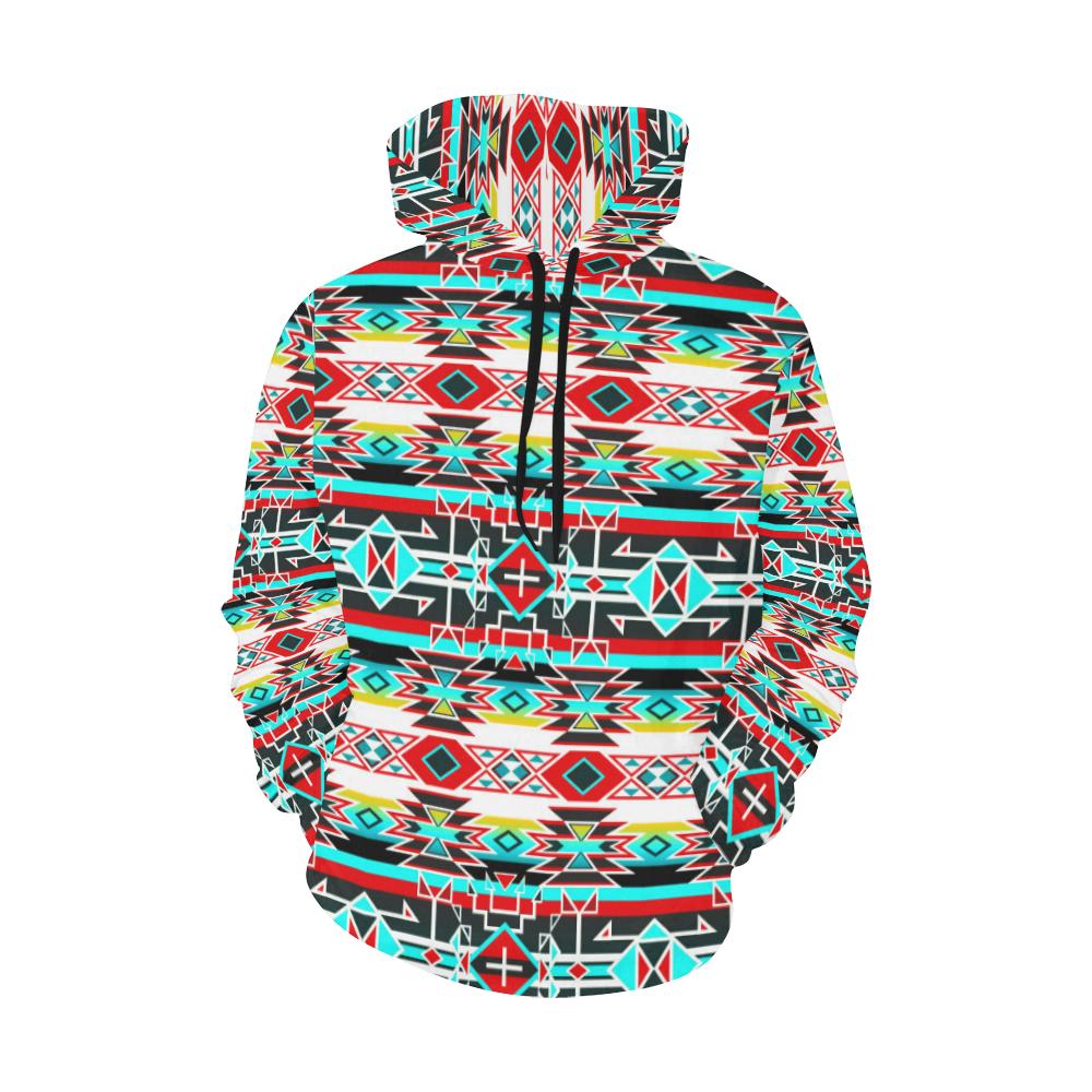 Force of Nature Windstorm All Over Print Hoodie for Women (USA Size) (Model H13) All Over Print Hoodie for Women (H13) e-joyer 