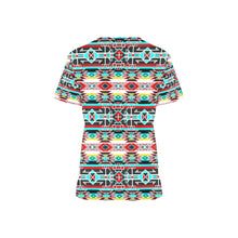 Load image into Gallery viewer, Force of Nature Windstorm All Over Print Scrub Top Scrub Top e-joyer 
