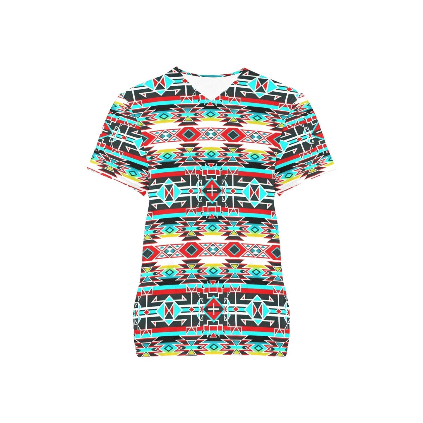 Force of Nature Windstorm All Over Print Scrub Top Scrub Top e-joyer 