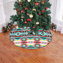 Load image into Gallery viewer, Force of Nature Windstorm Christmas Tree Skirt 47&quot; x 47&quot; Christmas Tree Skirt e-joyer 
