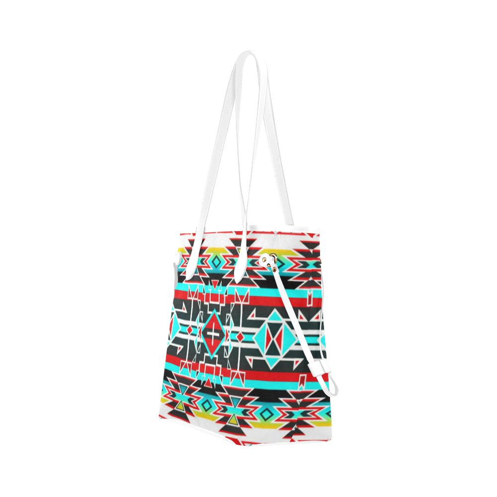 Force of Nature Windstorm Clover Canvas Tote Bag (Model 1661) Clover Canvas Tote Bag (1661) e-joyer 