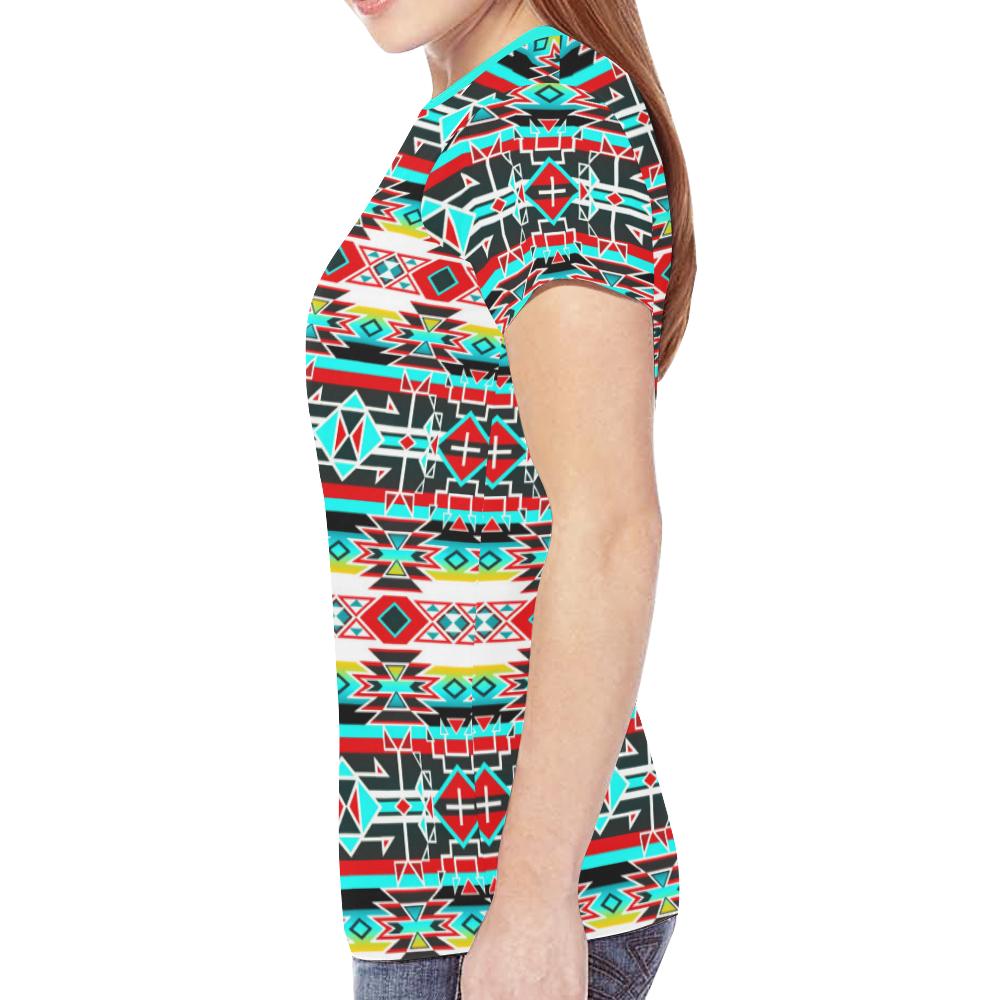 Force of Nature Windstorm New All Over Print T-shirt for Women (Model T45) New All Over Print T-shirt for Women (T45) e-joyer 