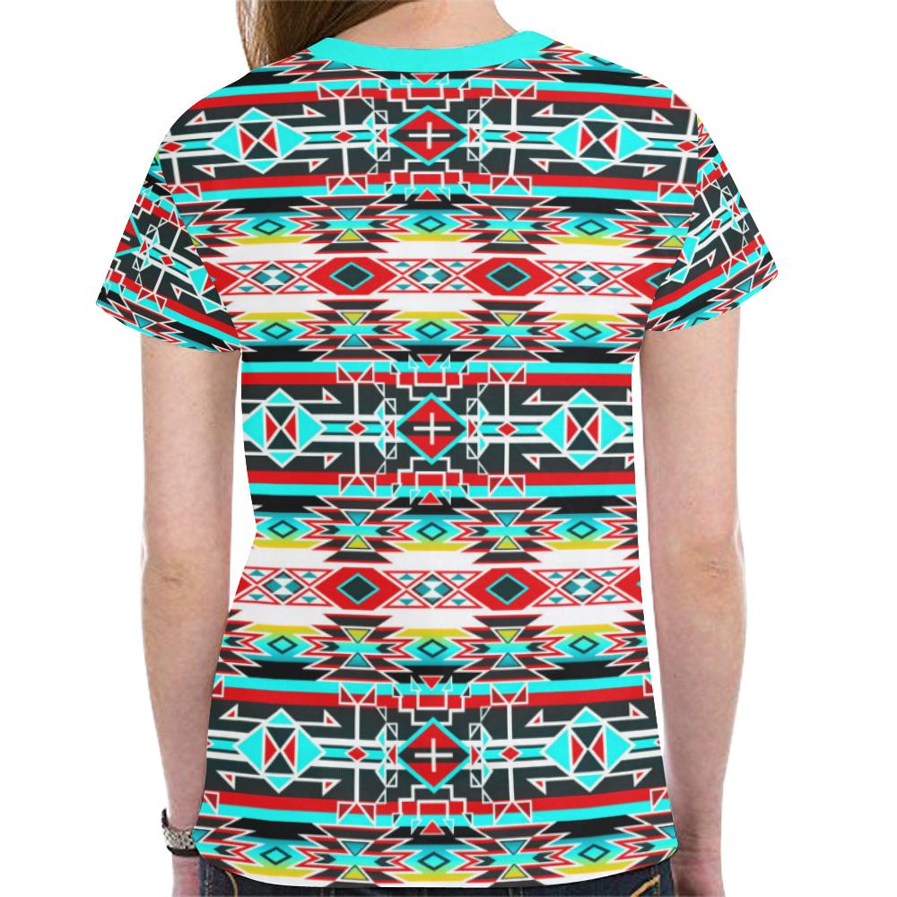 Force of Nature Windstorm New All Over Print T-shirt for Women (Model T45) New All Over Print T-shirt for Women (T45) e-joyer 