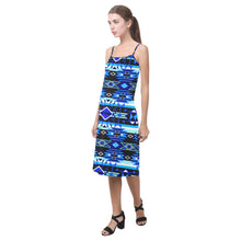 Load image into Gallery viewer, Force of Nature Winter Night Alcestis Slip Dress (Model D05) Alcestis Slip Dress (D05) e-joyer 
