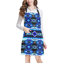 Load image into Gallery viewer, Force of Nature Winter Night All Over Print Apron All Over Print Apron e-joyer 
