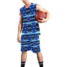 Load image into Gallery viewer, Force of Nature Winter Night All Over Print Basketball Uniform Basketball Uniform e-joyer 
