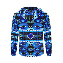 Load image into Gallery viewer, Force of Nature Winter Night All Over Print Full Zip Hoodie for Men (Model H14) All Over Print Full Zip Hoodie for Men (H14) e-joyer 
