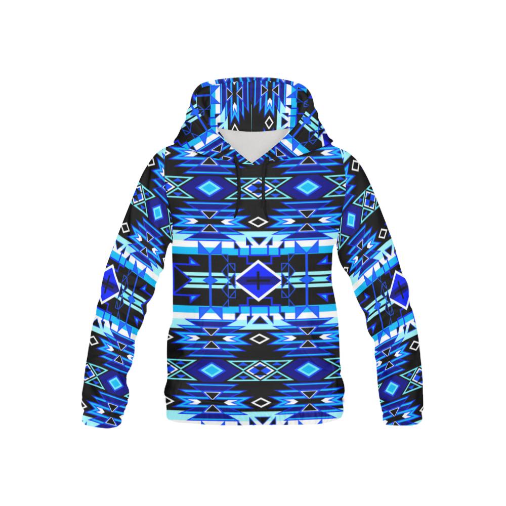 Force of Nature Winter Night All Over Print Hoodie for Kid (USA Size) (Model H13) All Over Print Hoodie for Kid (H13) e-joyer 