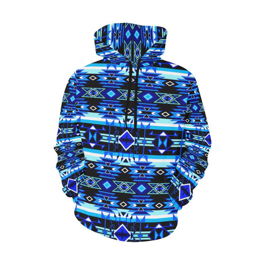 Force of Nature Winter Night All Over Print Hoodie for Women (USA Size) (Model H13) All Over Print Hoodie for Women (H13) e-joyer 