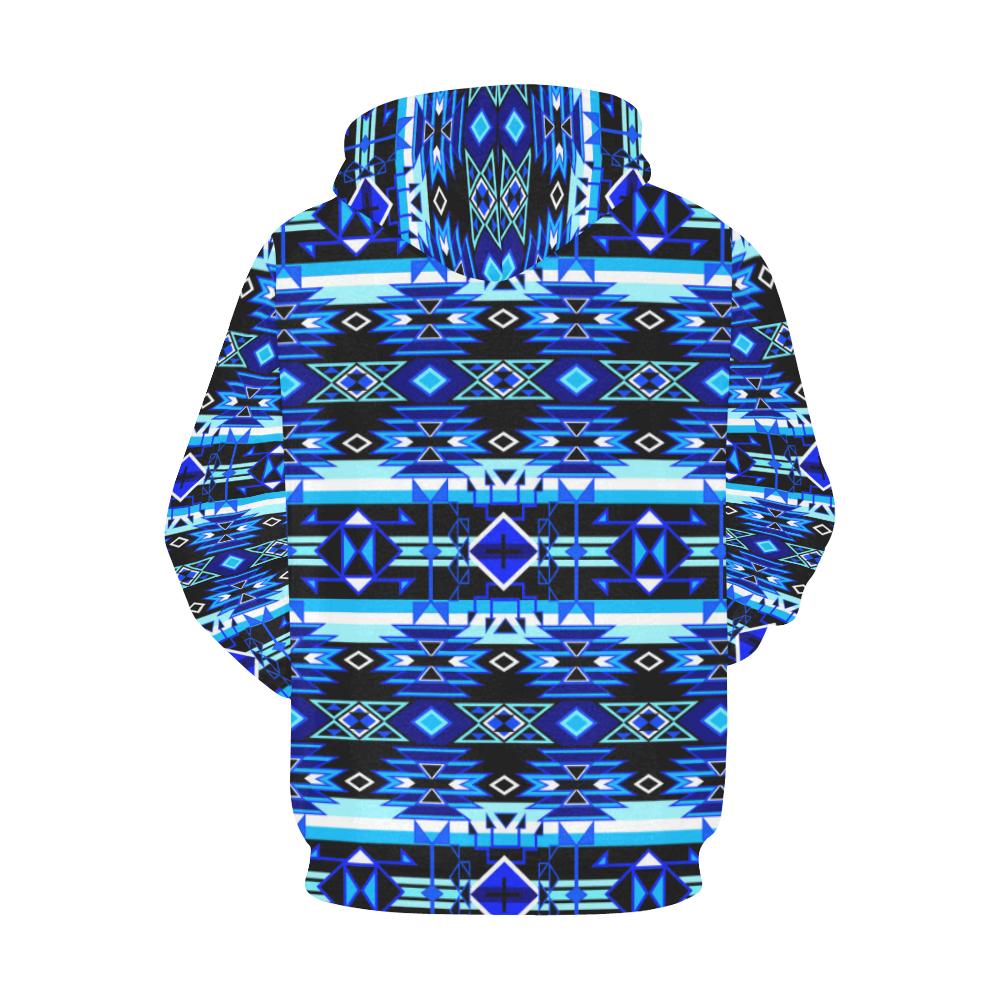 Force of Nature Winter Night All Over Print Hoodie for Women (USA Size) (Model H13) All Over Print Hoodie for Women (H13) e-joyer 