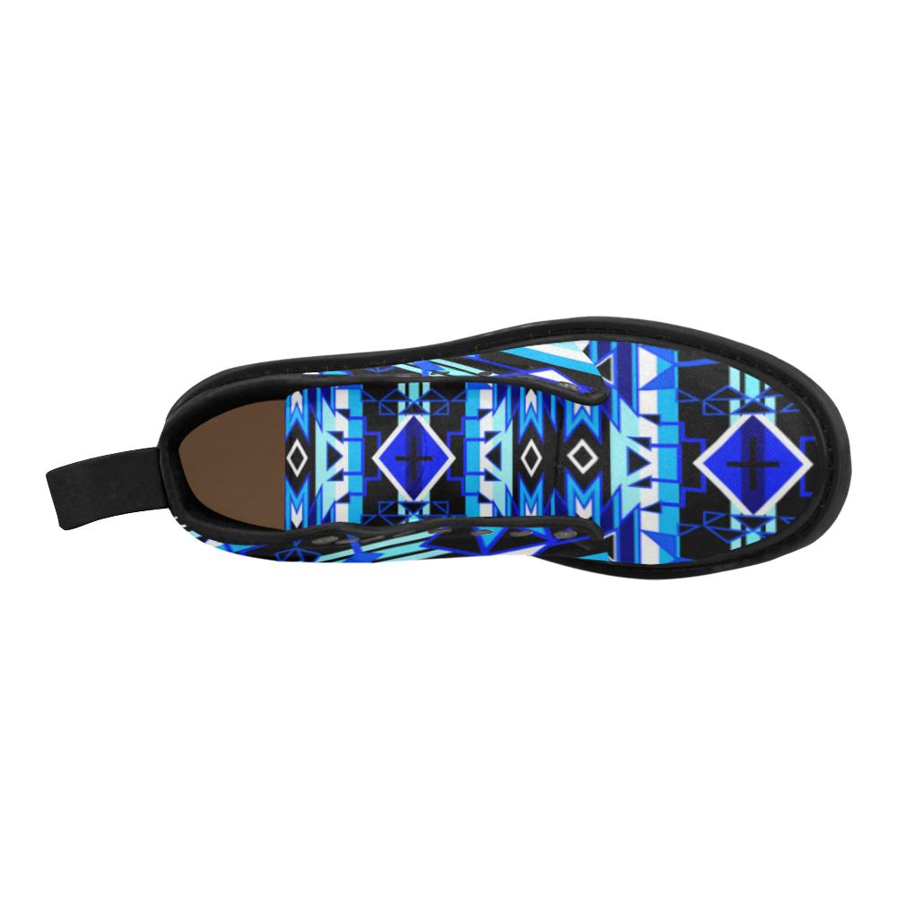 Force of Nature Winter Night Boots for Men (Black) (Model 1203H) Martin Boots for Men (Black) (1203H) e-joyer 