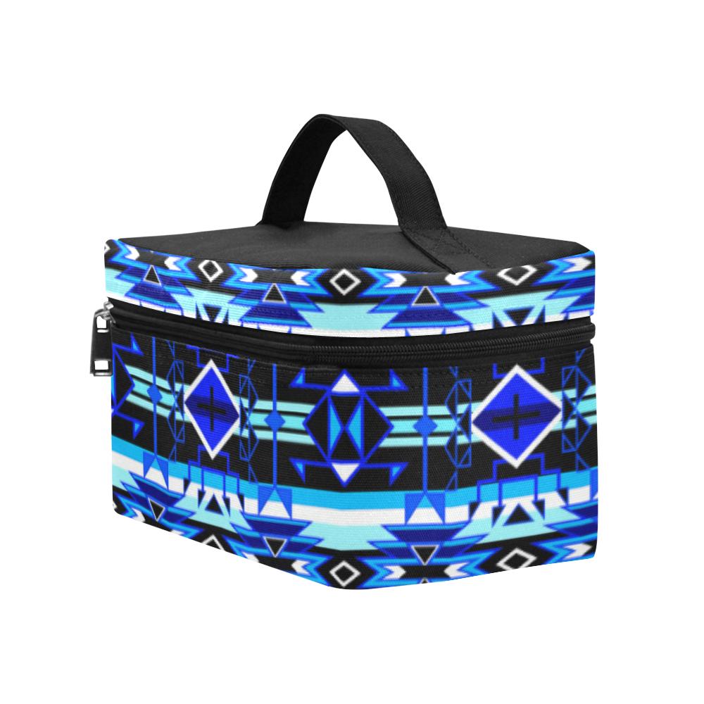 Force of Nature Winter Night Cosmetic Bag/Large (Model 1658) Cosmetic Bag e-joyer 