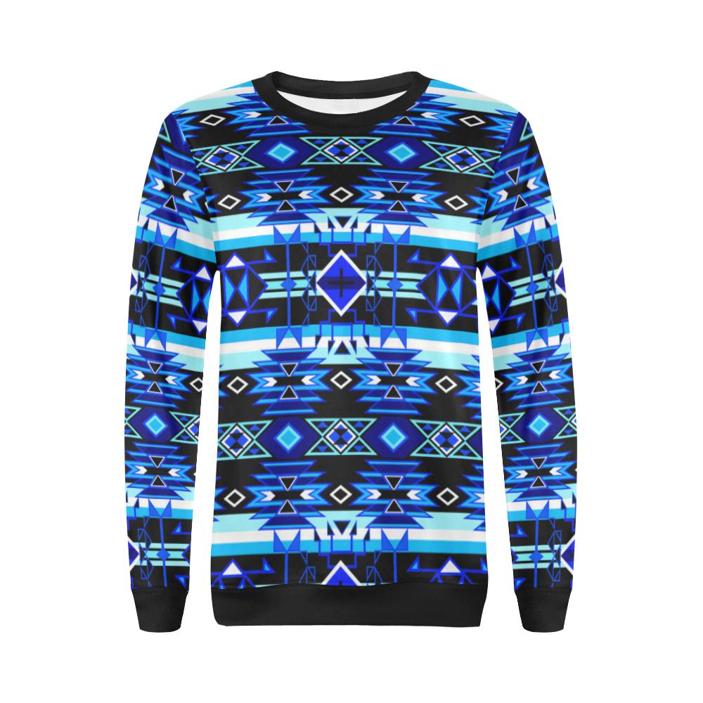 Force of Nature Winter Night Crewneck – Women's Sweatshirt by 49 Dzine