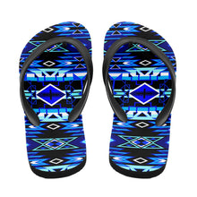 Load image into Gallery viewer, Force of Nature Winter Night Flip Flops 49 Dzine 
