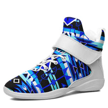 Load image into Gallery viewer, Force of Nature Winter Night Ipottaa Basketball / Sport High Top Shoes - White Sole 49 Dzine US Men 7 / EUR 40 White Sole with White Strap 
