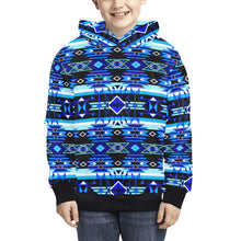 Load image into Gallery viewer, Force of Nature Winter Night Kids&#39; All Over Print Hoodie (Model H38) Kids&#39; AOP Hoodie (H38) e-joyer 
