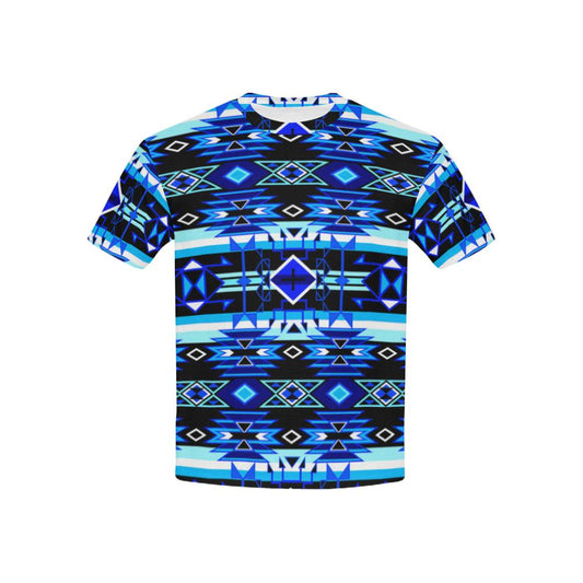 Force of Nature Winter Night Kids' All Over Print T-shirt (USA Size) (Model T40) All Over Print T-shirt for Kid (T40) e-joyer 