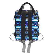 Load image into Gallery viewer, Force of Nature Winter Night Multi-Function Diaper Backpack (Model 1688) Diaper Backpack (1688) e-joyer 
