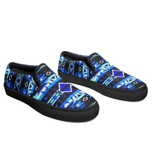 Load image into Gallery viewer, Force of Nature Winter Night Otoyimm Kid&#39;s Canvas Slip On Shoes 49 Dzine 
