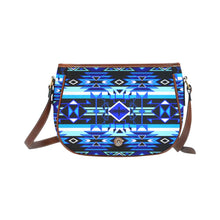 Load image into Gallery viewer, Force of Nature Winter Night Saddle Bag/Large (Model 1649) Saddle Bag/Large e-joyer 
