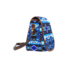 Load image into Gallery viewer, Force of Nature Winter Night Saddle Bag/Large (Model 1649) Saddle Bag/Large e-joyer 
