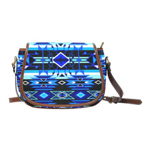 Load image into Gallery viewer, Force of Nature Winter Night Saddle Bag/Large (Model 1649) Saddle Bag/Large e-joyer 
