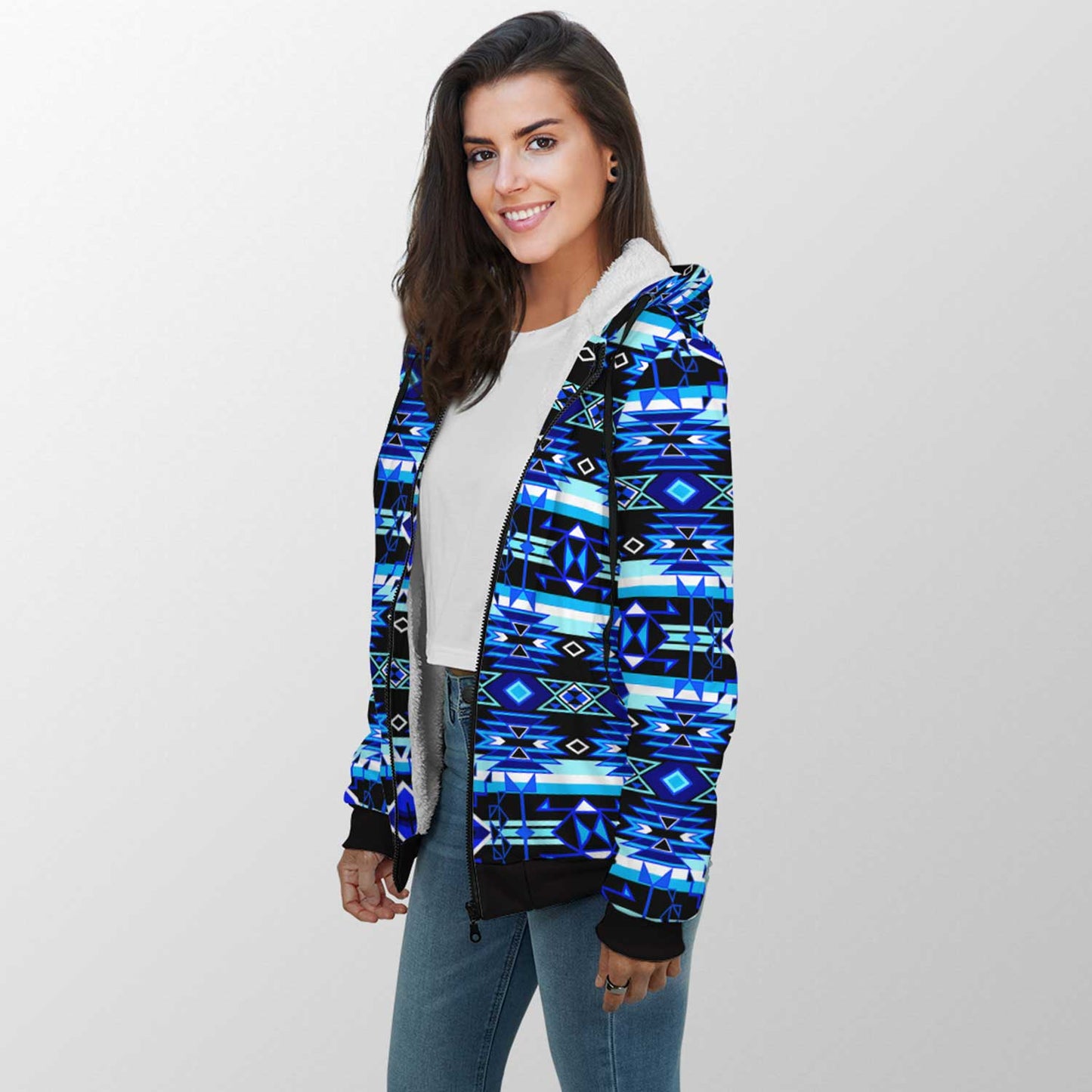 Force of Nature Winter Night Sherpa Hoodie 49 Dzine 