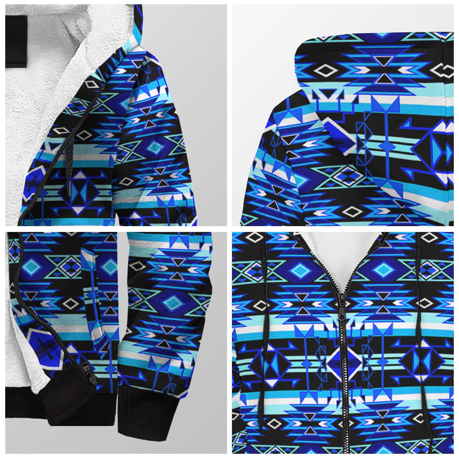 Force of Nature Winter Night Sherpa Hoodie 49 Dzine 