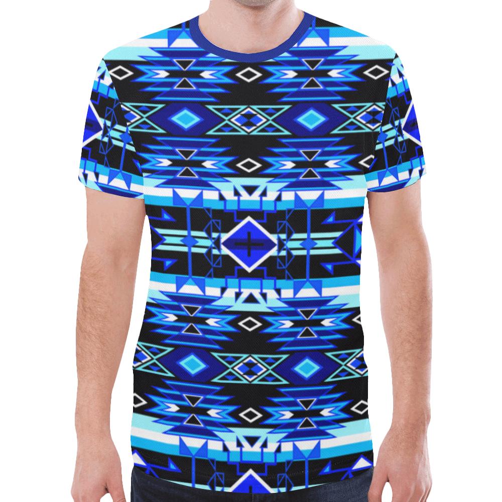 Force of Nature Winter Night T-Shirt by 49 Dzine