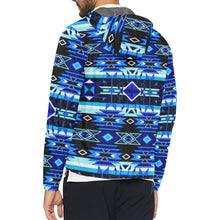 Load image into Gallery viewer, Force of Nature Winter Night Unisex All Over Print Windbreaker (Model H23) All Over Print Windbreaker for Men (H23) e-joyer 
