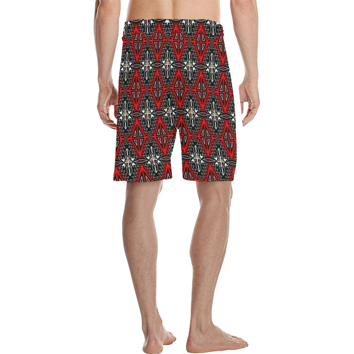 Four Directions Men's All Over Print Casual Shorts (Model L23) Men's Casual Shorts (L23) e-joyer 