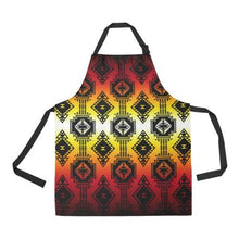 Load image into Gallery viewer, Gathering Fire All Over Print Apron All Over Print Apron e-joyer 
