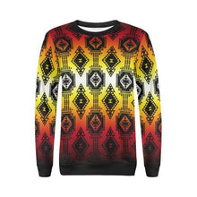 Load image into Gallery viewer, Gathering Fire All Over Print Crewneck Sweatshirt for Women (Model H18) Crewneck Sweatshirt for Women (H18) e-joyer 
